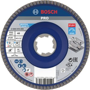 Bosch Accessories 2608619209 Tarcza lamelkowa Średnica 125 mm Wielkość ziarna=40 1 szt. Bosch Accessories 2608619209 Tarcza lamelkowa Średnica 125 mm Wielkość ziarna=40 1 szt.