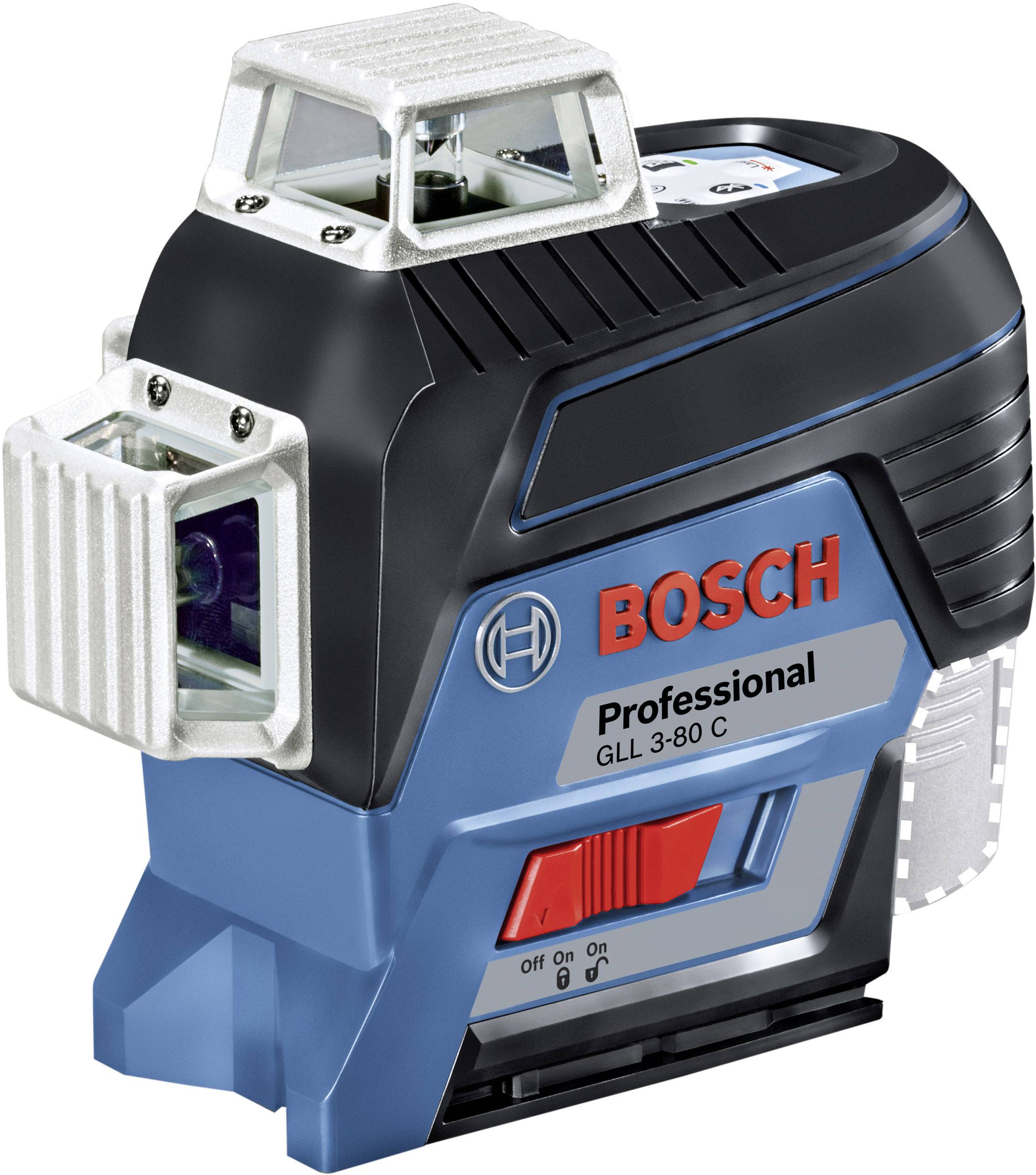 Laser liniowy Bosch Professional GLL 3-80 C 0601063R00 Maksymalny zasięg: 120 m - obrazek 1