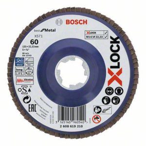 Bosch Accessories 2608619210 Tarcza lamelkowa Średnica 125 mm Wielkość ziarna=60 1 szt. Bosch Accessories 2608619210 Tarcza lamelkowa Średnica 125 mm Wielkość ziarna=60 1 szt.