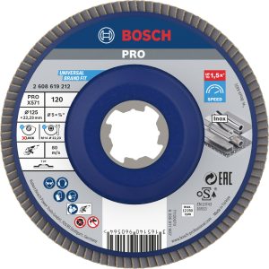 Bosch Accessories 2608619212 Tarcza lamelkowa Średnica 125 mm Wielkość ziarna=120 1 szt. Bosch Accessories 2608619212 Tarcza lamelkowa Średnica 125 mm Wielkość ziarna=120 1 szt.