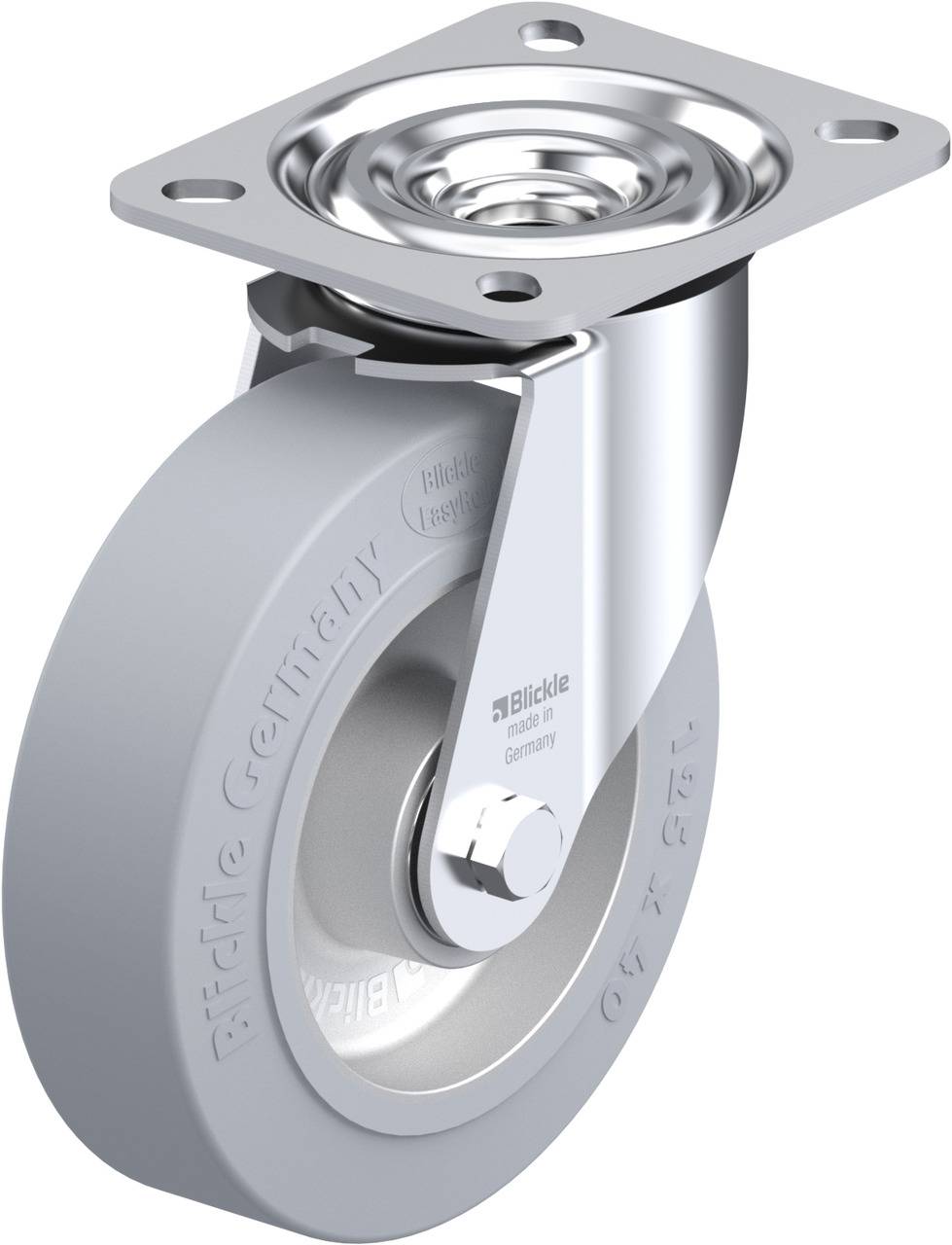 Blickle 311142 L-ALEV 125K-SG Kółko skrętne Średnica koła: 125 mm Maksymalne obciążenie: 250 kg 1 szt. - obrazek 1