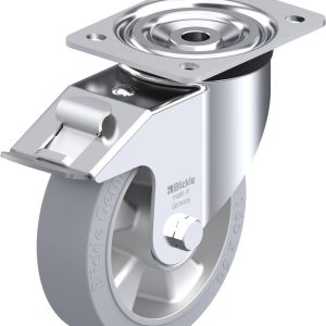 Blickle 318246 L-ALEV 160K-FI-SG Kółko skrętne z hamulcem Średnica koła: 160 mm Maksymalne obciążenie: 400 kg 1 szt.