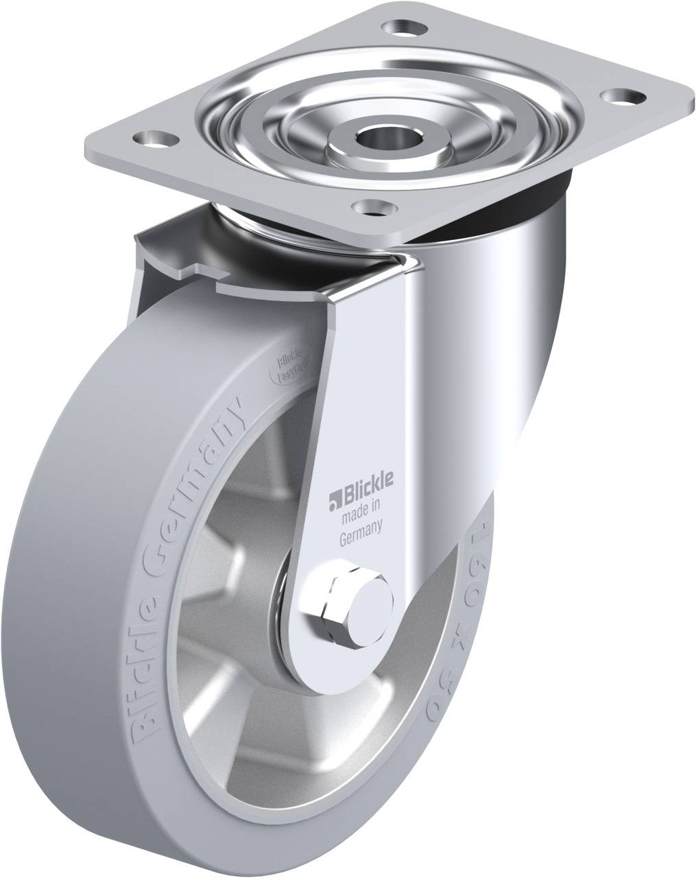 Blickle 310094 L-ALEV 160K-SG Kółko skrętne Średnica koła: 160 mm Maksymalne obciążenie: 400 kg 1 szt. - obrazek 1