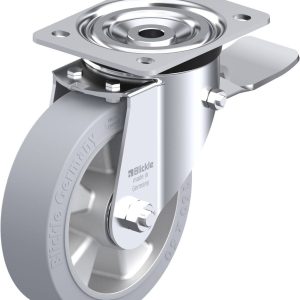 Blickle 325282 L-ALEV 160K-ST-SG Kółko skrętne z hamulcem Średnica koła: 160 mm Maksymalne obciążenie: 400 kg 1 szt.