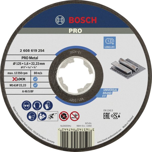 Tarcza tnąca prosta Bosch Accessories Bosch Expert for Metal AS 46 S BF – Schneidscheibe 2608619254 125 mm 1 szt.