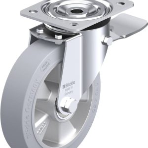 Blickle 740792 L-ALEV 180K-ST-SG Kółko skrętne z hamulcem Średnica koła: 180 mm Maksymalne obciążenie: 400 kg 1 szt.