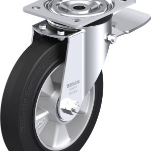 Blickle 291856 L-ALEV 200K-ST Kółko skrętne z hamulcem Średnica koła: 200 mm Maksymalne obciążenie: 400 kg 1 szt.