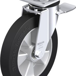 Blickle 305433 L-ALEV 250K-3-ST Kółko skrętne z hamulcem Średnica koła: 250 mm Maksymalne obciążenie: 500 kg 1 szt.