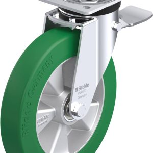 Blickle 641696 L-ALST 250K-3-ST Kółko skrętne z hamulcem Średnica koła: 250 mm Maksymalne obciążenie: 500 kg 1 szt.