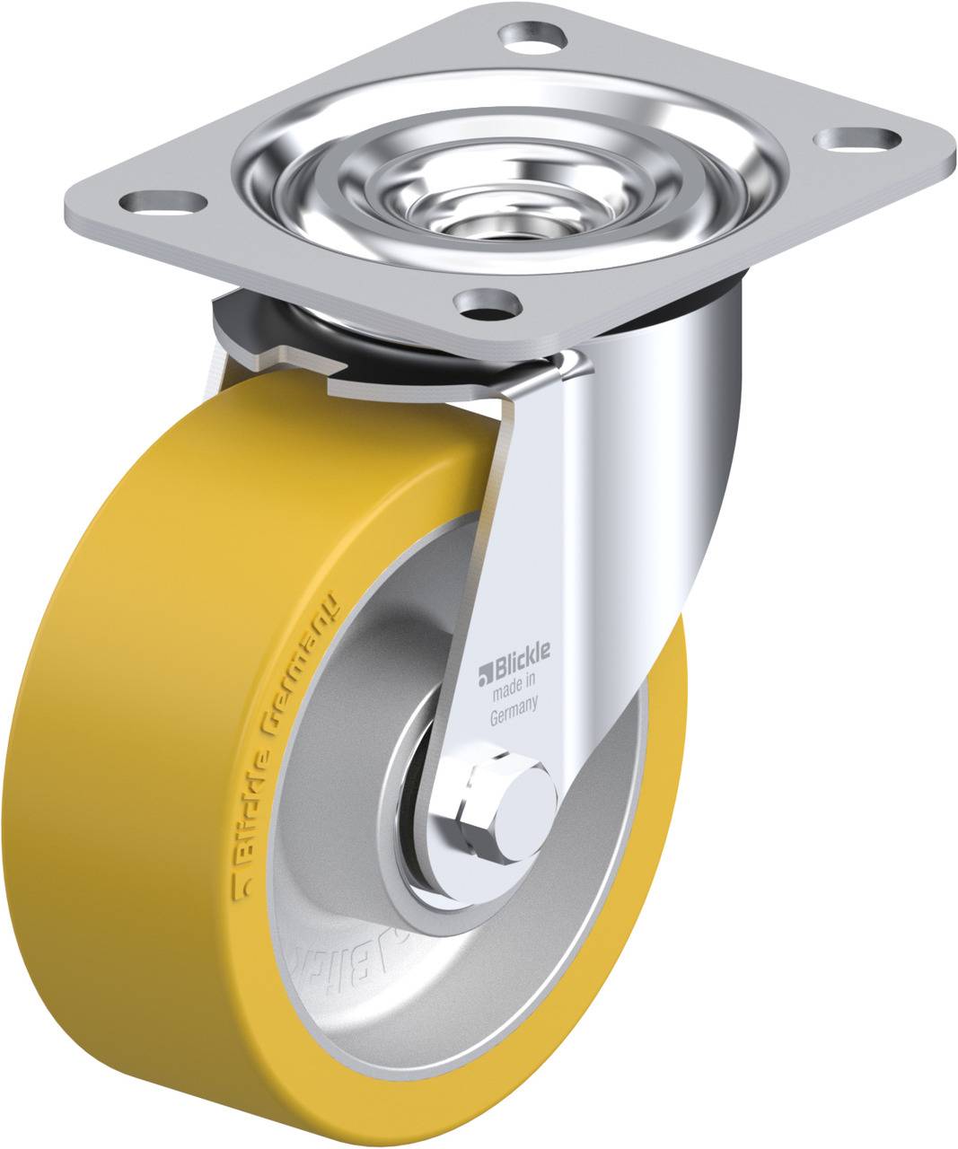 Blickle 284059 L-ALTH 100K Kółko skrętne Średnica koła: 100 mm Maksymalne obciążenie: 250 kg 1 szt. - obrazek 1
