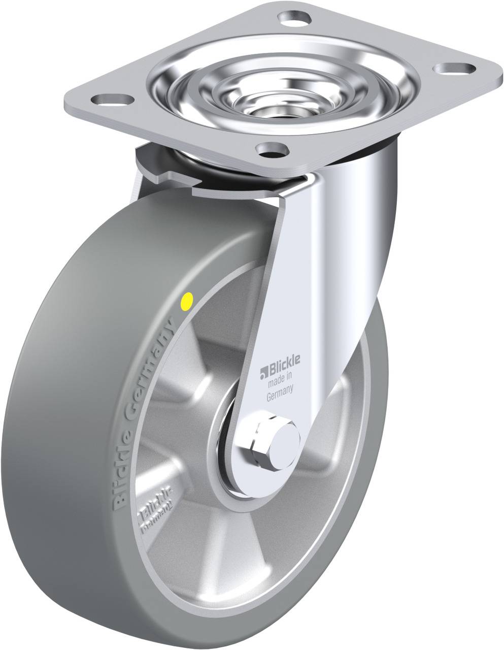 Blickle 614115 L-ALTH 125K-AS Kółko skrętne Średnica koła: 125 mm Maksymalne obciążenie: 250 kg 1 szt. - obrazek 1