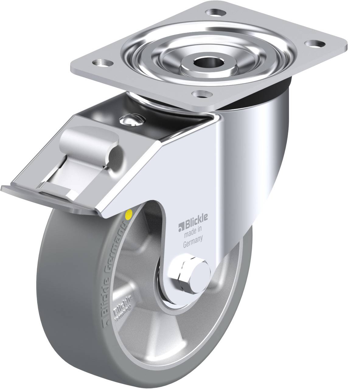 Blickle 625665 L-ALTH 150K-FI-AS Kółko skrętne z hamulcem Średnica koła: 150 mm Maksymalne obciążenie: 400 kg 1 szt. - obrazek 1
