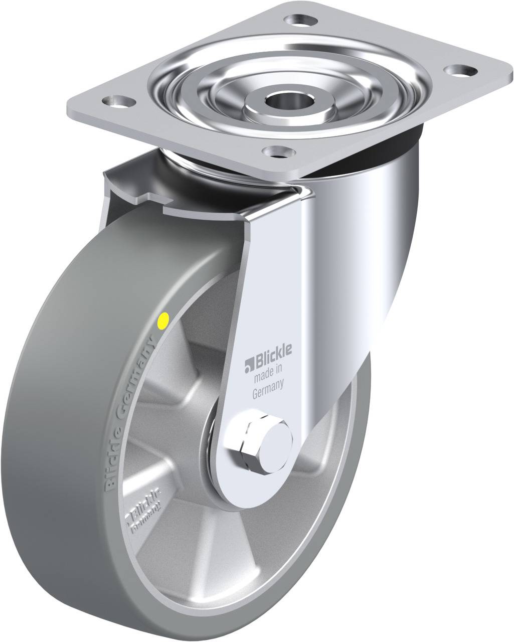 Blickle 638627 L-ALTH 160K-AS Kółko skrętne Średnica koła: 160 mm Maksymalne obciążenie: 400 kg 1 szt. - obrazek 1