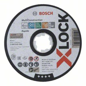 Tarcza tnąca prosta Bosch Accessories Bosch Rapido Multi Construction ACS 60 V BF – Schneidscheibe 2608619269 125 mm 1 s