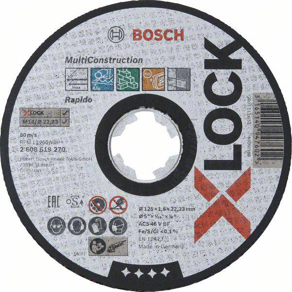 Tarcza tnąca prosta Bosch Accessories Bosch Power Tools 2608619270 125 mm 1 szt.