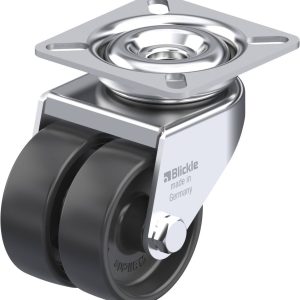 Blickle 106708 LDA-POA 50G Podwójny zestaw kołowy Średnica koła: 50 mm Maksymalne obciążenie: 80 kg 1 szt.