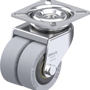 Blickle 106237 LDA-VPA 50K Podwójny zestaw kołowy Średnica koła: 50 mm Maksymalne obciążenie: 80 kg 1 szt.