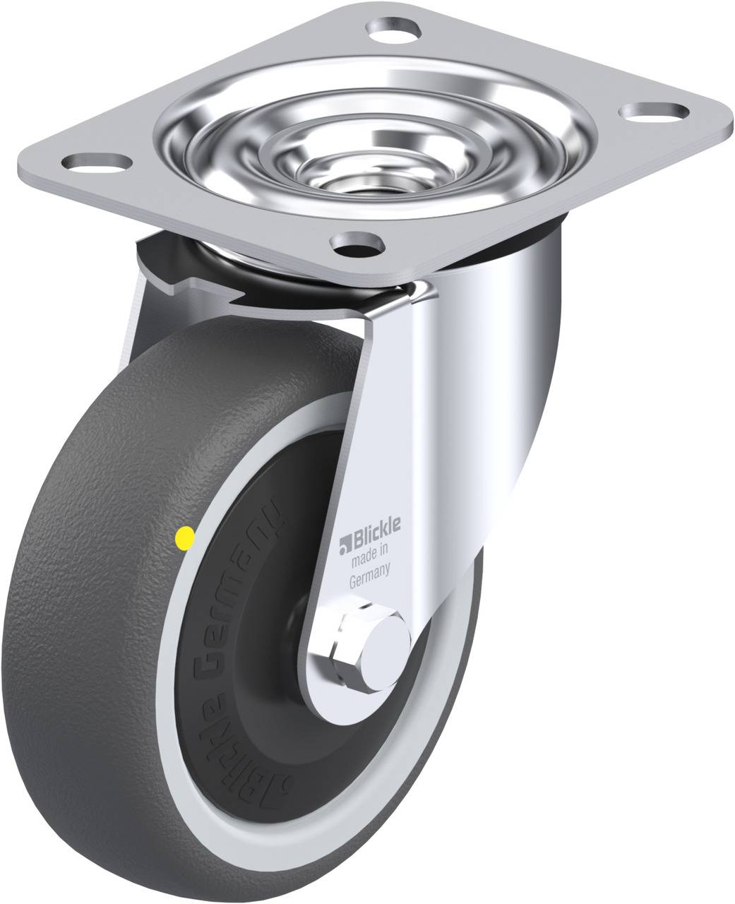 Blickle 852151 LE-PATH 100KF-ELS Kółko skrętne Średnica koła: 100 mm Maksymalne obciążenie: 130 kg 1 szt. - obrazek 1