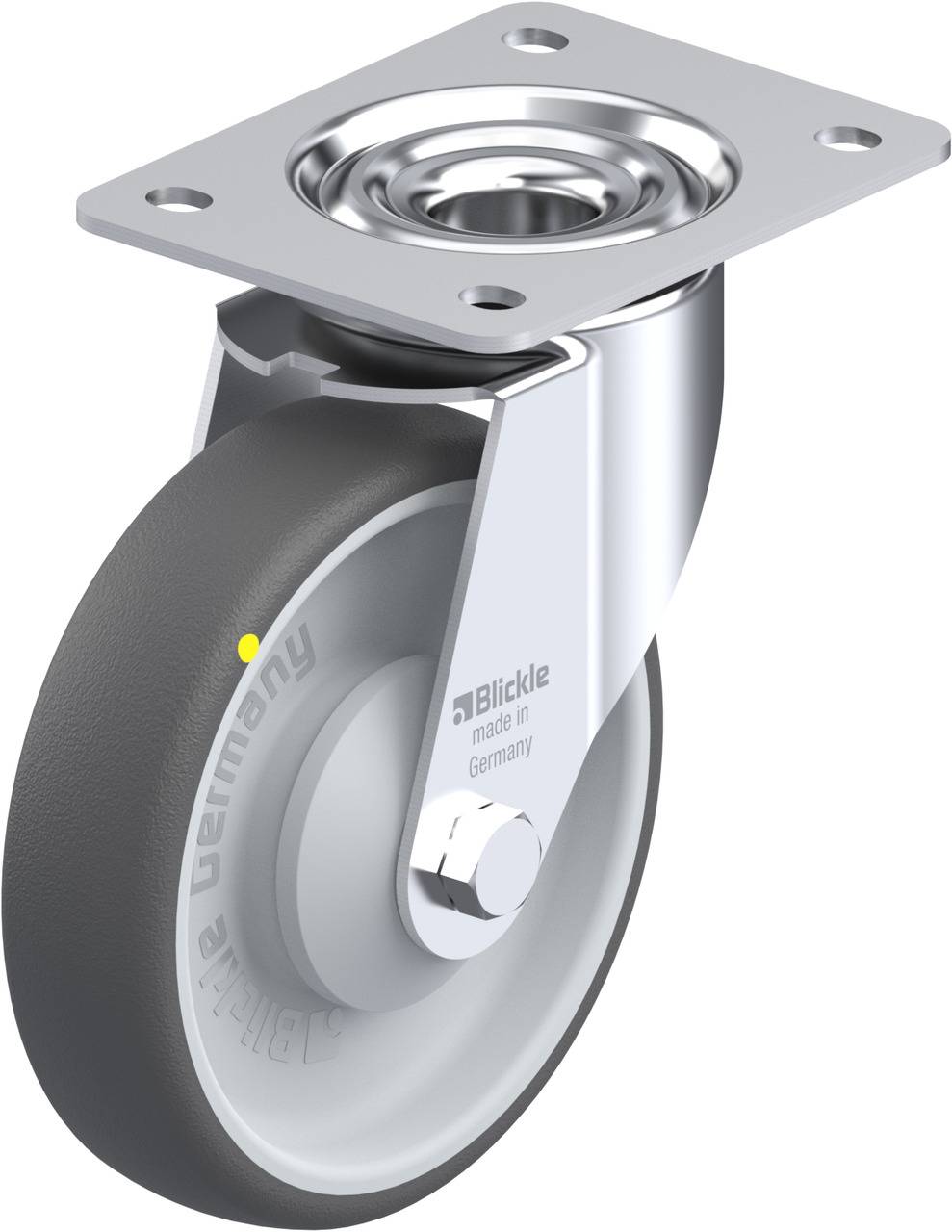Blickle 852163 LE-PATH 160KA-ELS Kółko skrętne Średnica koła: 160 mm Maksymalne obciążenie: 260 kg 1 szt. - obrazek 1