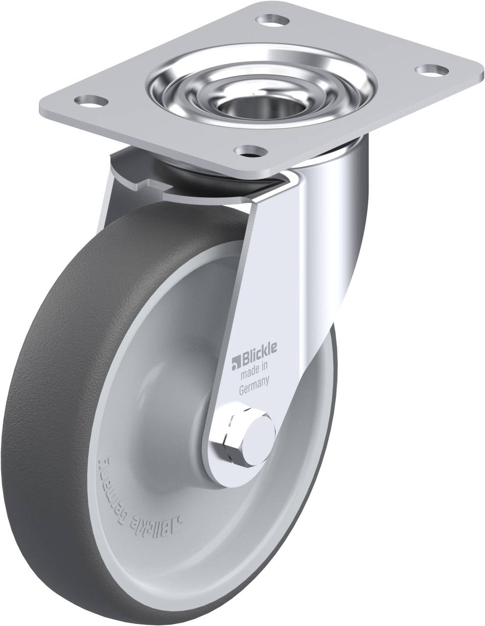 Blickle 846983 LE-PATH 160R Kółko skrętne Średnica koła: 160 mm Maksymalne obciążenie: 300 kg 1 szt. - obrazek 1