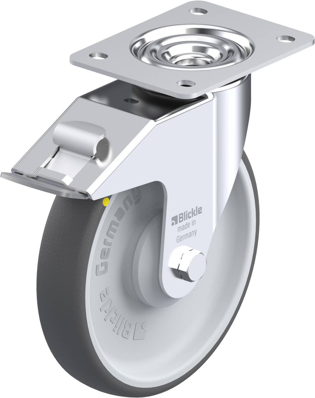 Blickle 852168 LE-PATH 200KA-FI-ELS Kółko skrętne z hamulcem Średnica koła: 200 mm Maksymalne obciążenie: 300 kg 1 szt. - obrazek 1