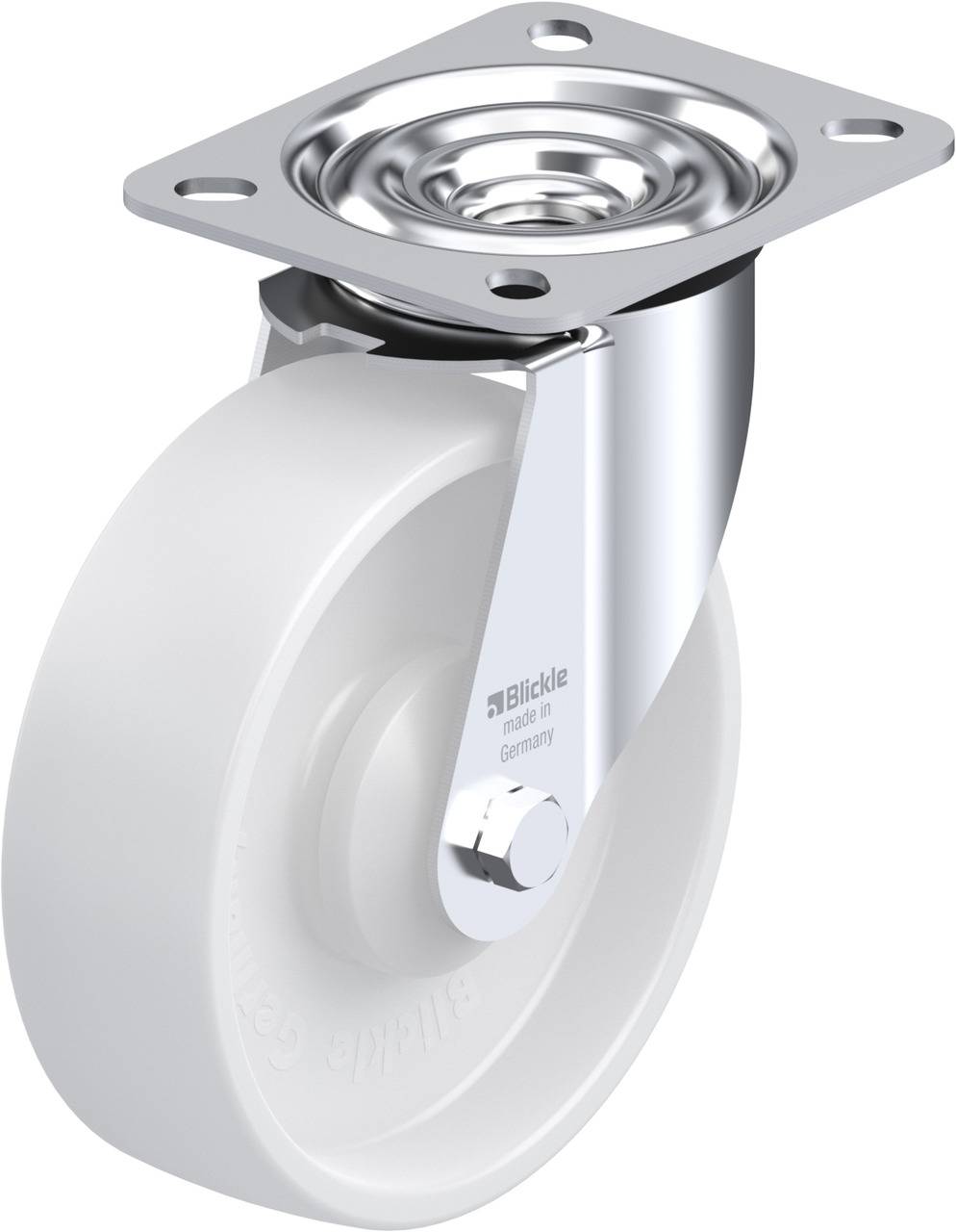 Blickle 585471 LE-PO 125KA Kółko skrętne Średnica koła: 125 mm Maksymalne obciążenie: 150 kg 1 szt. - obrazek 1