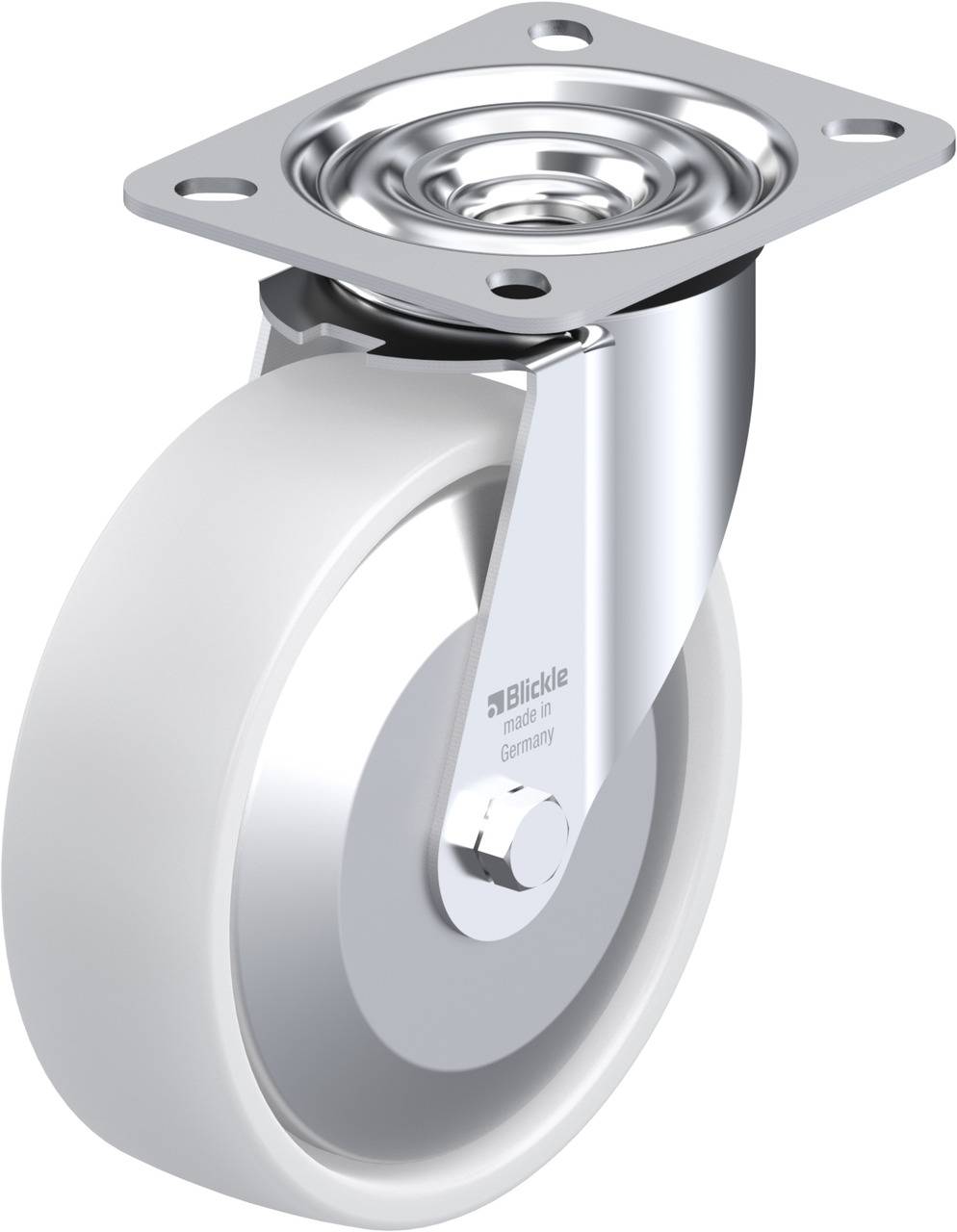 Blickle 661736 LE-PO 125KA-FA Kółko skrętne Średnica koła: 125 mm Maksymalne obciążenie: 150 kg 1 szt. - obrazek 1