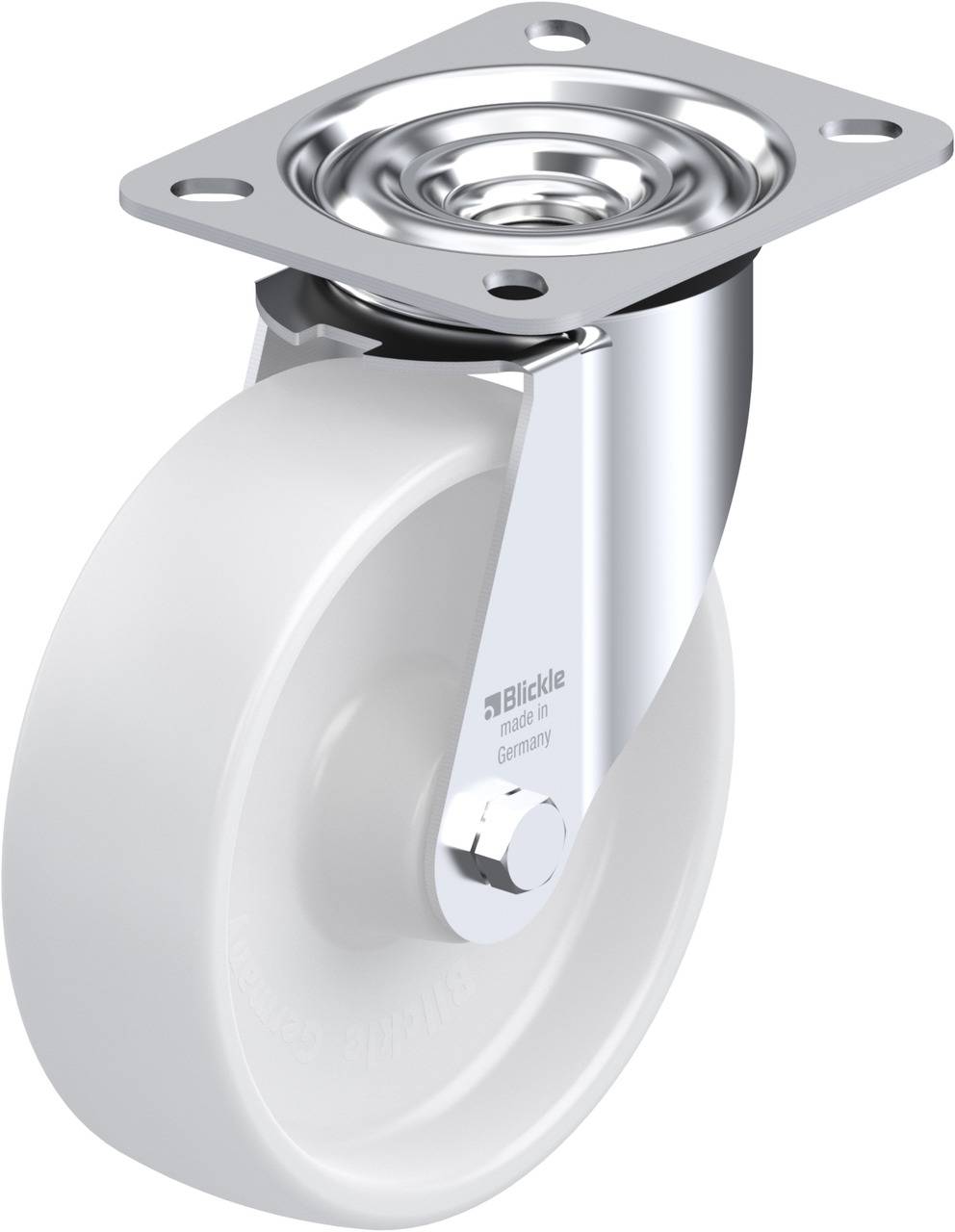 Blickle 315044 LE-PO 125R Kółko skrętne Średnica koła: 125 mm Maksymalne obciążenie: 150 kg 1 szt. - obrazek 1