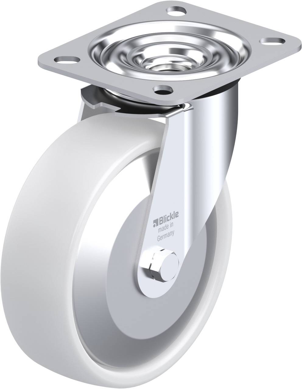 Blickle 351411 LE-PO 125R-FA Kółko skrętne Średnica koła: 125 mm Maksymalne obciążenie: 150 kg 1 szt. - obrazek 1