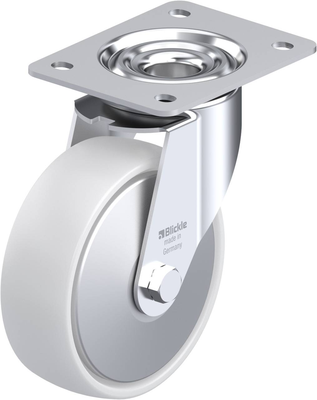 Blickle 693606 LE-PO 150R-FA Kółko skrętne Średnica koła: 150 mm Maksymalne obciążenie: 300 kg 1 szt. - obrazek 1