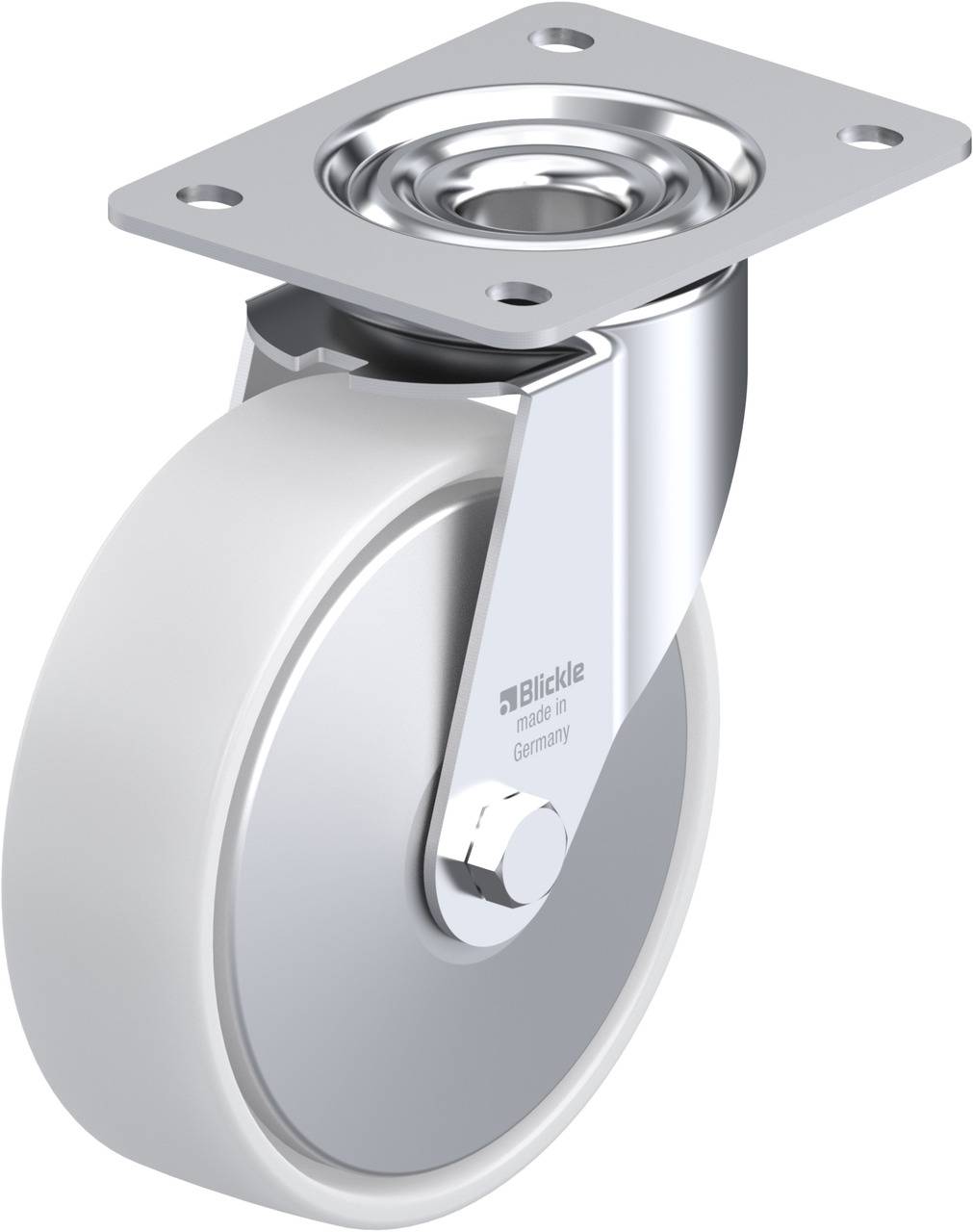 Blickle 749572 LE-PO 160G-FA Kółko skrętne Średnica koła: 160 mm Maksymalne obciążenie: 300 kg 1 szt. - obrazek 1