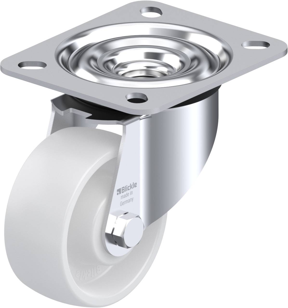 Blickle 334045 LE-PO 75R Kółko skrętne Średnica koła: 75 mm Maksymalne obciążenie: 150 kg 1 szt. - obrazek 1