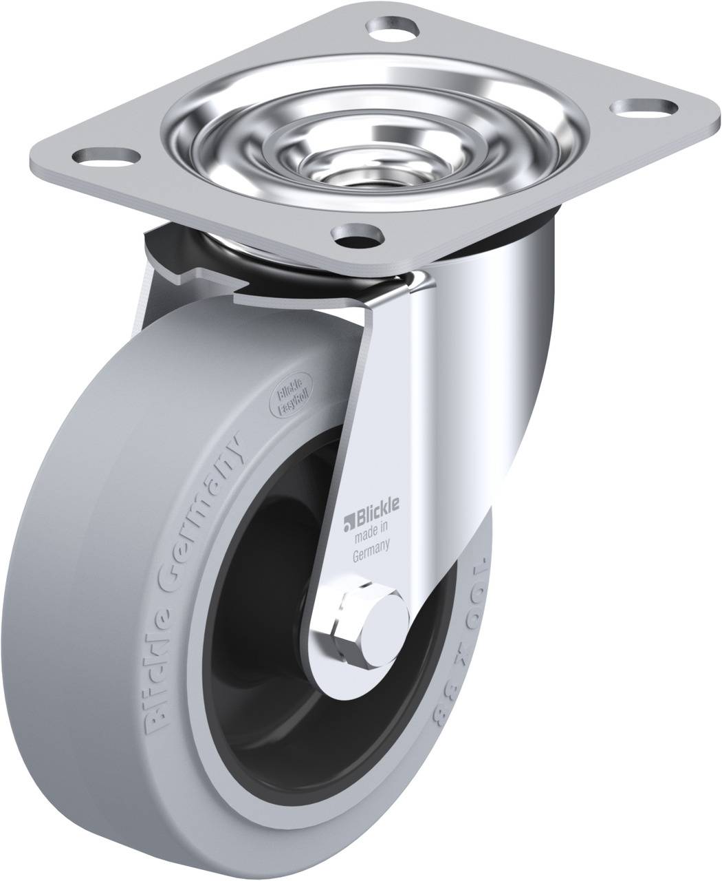 Blickle 591172 LE-POEV 100G-SG Kółko skrętne Średnica koła: 100 mm Maksymalne obciążenie: 150 kg 1 szt. - obrazek 1