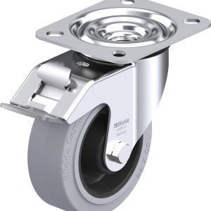 Blickle 313387 LE-POEV 100R-FI-SG Kółko skrętne z hamulcem Średnica koła: 100 mm Maksymalne obciążenie: 150 kg 1 szt.