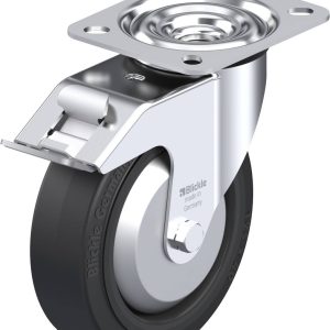 Blickle 850113 LE-POEV 125G-FI-FA Kółko skrętne z hamulcem Średnica koła: 125 mm Maksymalne obciążenie: 150 kg 1 szt.