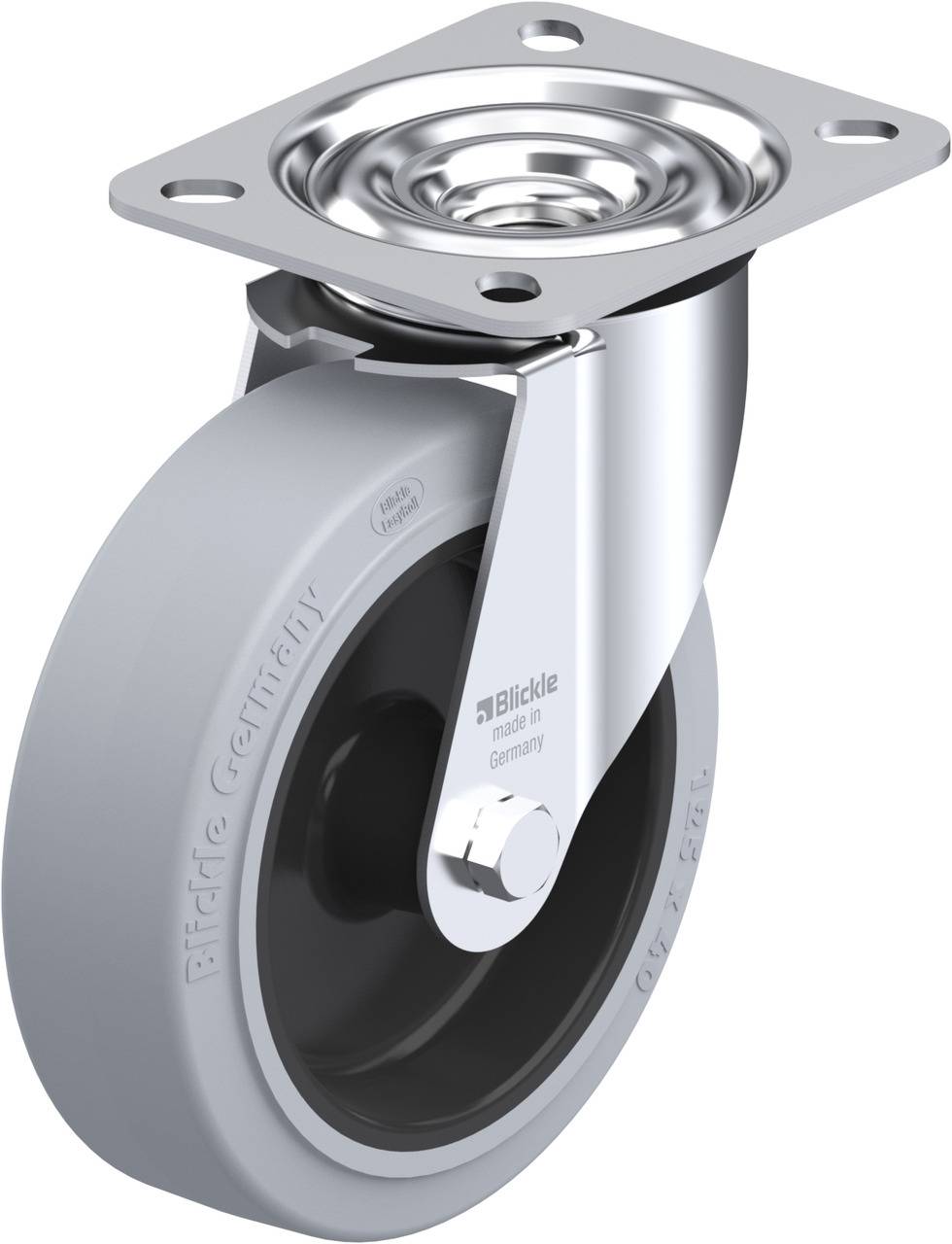 Blickle 652057 LE-POEV 125G-SG Kółko skrętne Średnica koła: 125 mm Maksymalne obciążenie: 150 kg 1 szt. - obrazek 1