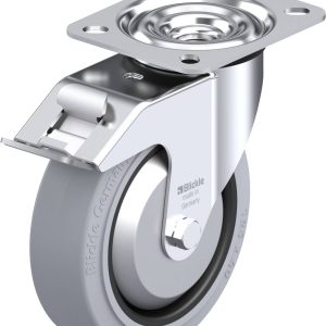Blickle 749597 LE-POEV 125KA-FI-SG-FA Kółko skrętne z hamulcem Średnica koła: 125 mm Maksymalne obciążenie: 150 kg 1 szt Blickle 749597 LE-POEV 125KA-FI-SG-FA Kółko skrętne z hamulcem Średnica koła: 125 mm Maksymalne obciążenie: 150 kg 1 szt