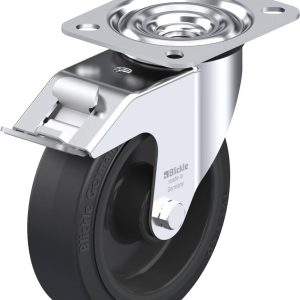 Blickle 410431 LE-POEV 125R-FI Kółko skrętne z hamulcem Średnica koła: 125 mm Maksymalne obciążenie: 150 kg 1 szt.