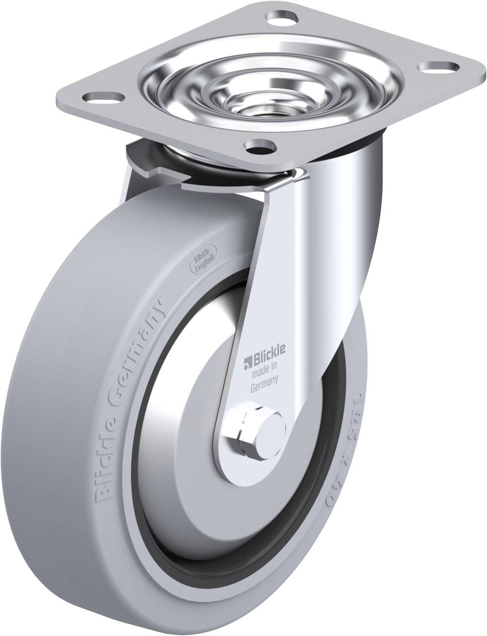 Blickle 653667 LE-POEV 125R-SG-FA Kółko skrętne Średnica koła: 125 mm Maksymalne obciążenie: 150 kg 1 szt. - obrazek 1
