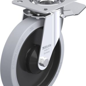 Blickle 850262 LE-POEV 201KA-ST-SG Kółko skrętne z hamulcem Średnica koła: 200 mm Maksymalne obciążenie: 300 kg 1 szt.