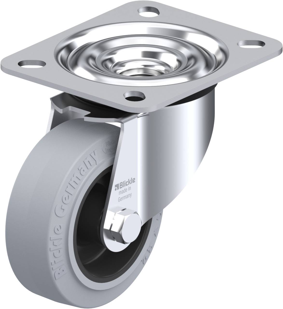 Blickle 850061 LE-POEV 80G-SG Kółko skrętne Średnica koła: 80 mm Maksymalne obciążenie: 140 kg 1 szt. - obrazek 1