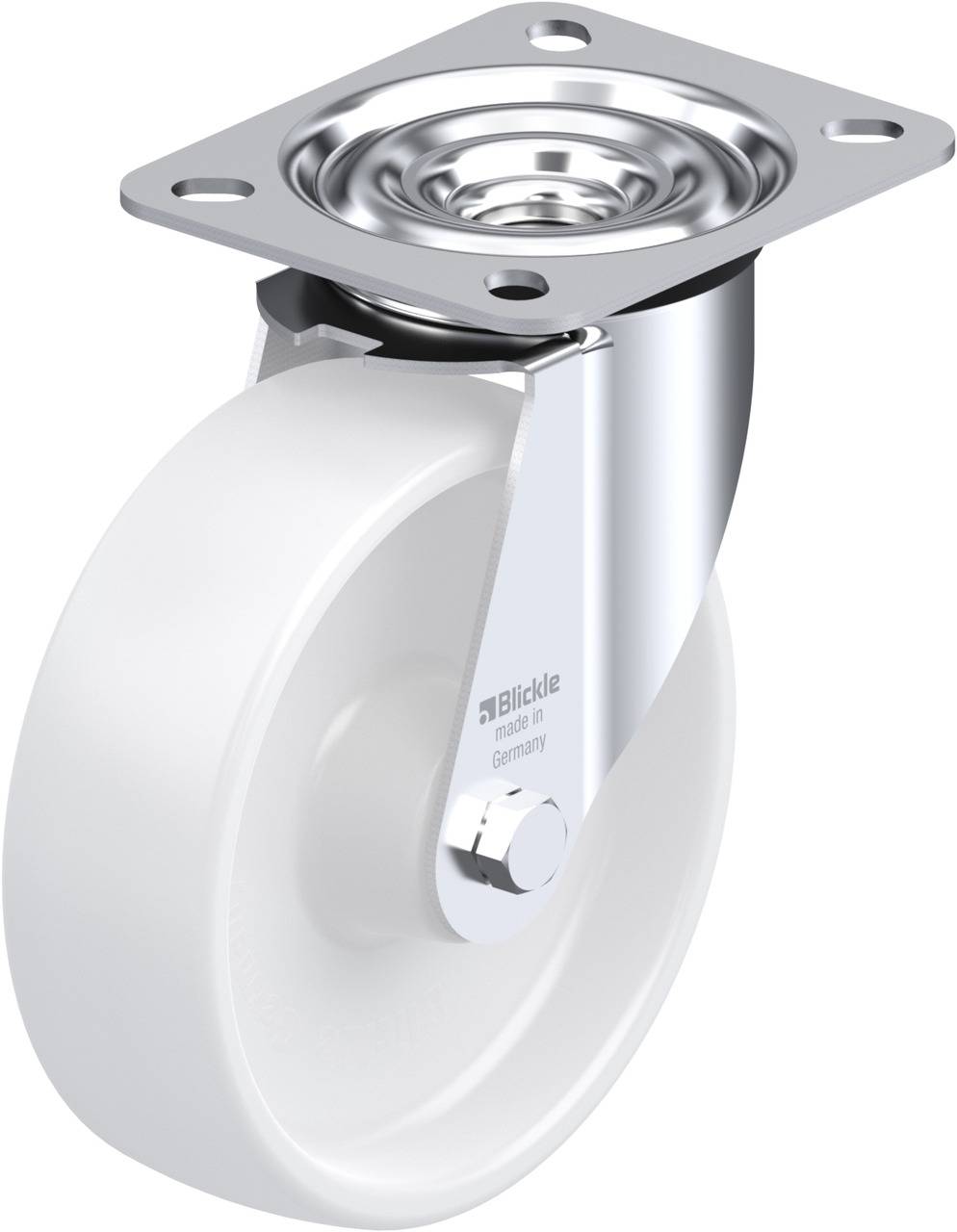 Blickle 350421 LE-PPN 125R Kółko skrętne Średnica koła: 125 mm Maksymalne obciążenie: 150 kg 1 szt. - obrazek 1