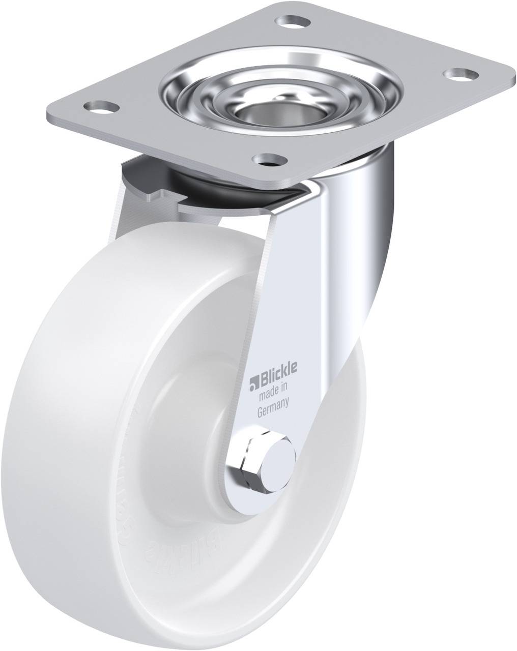 Blickle 762860 LE-PPN 150R Kółko skrętne Średnica koła: 150 mm Maksymalne obciążenie: 300 kg 1 szt. - obrazek 1