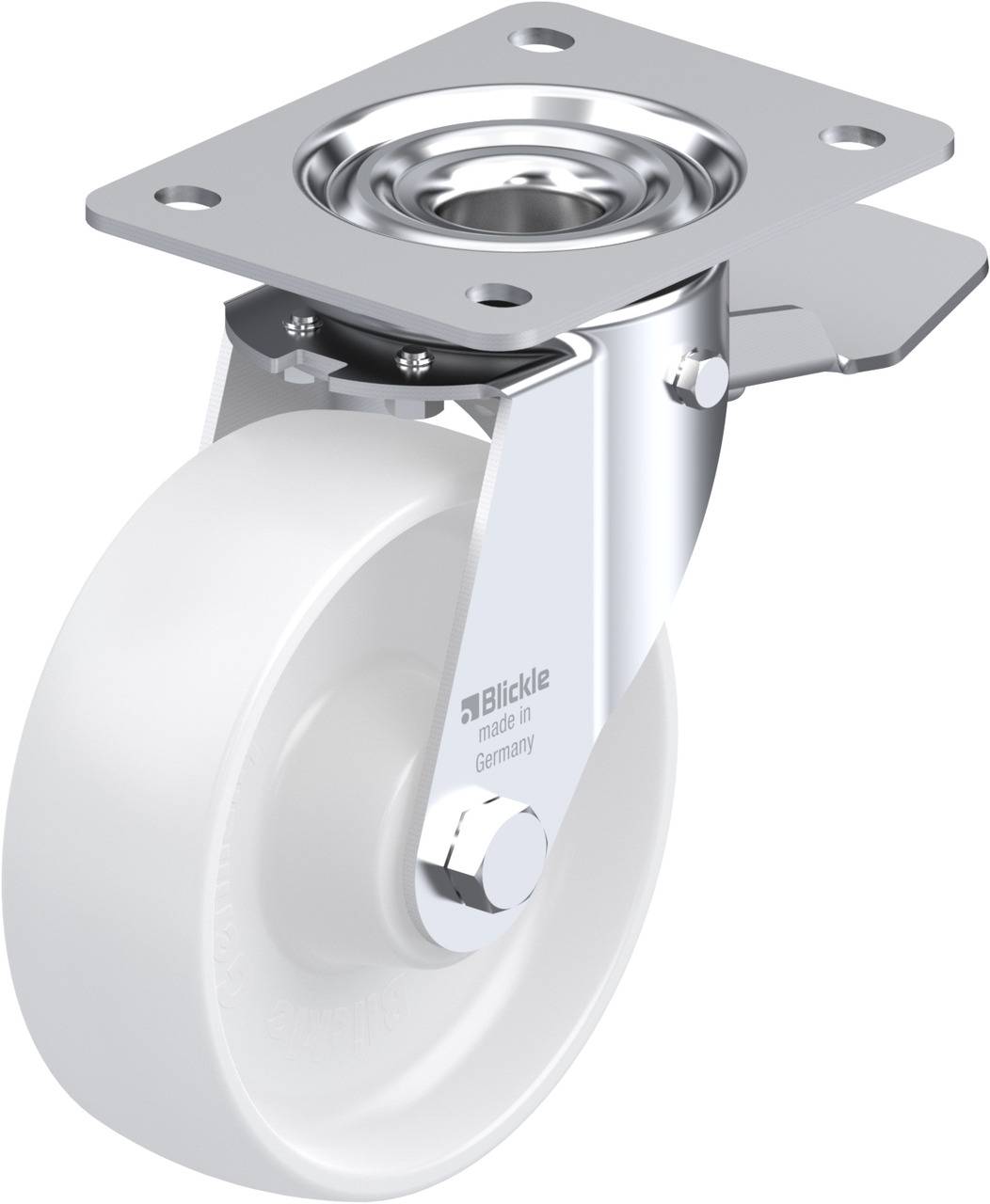Blickle 762865 LE-PPN 150R-ST Kółko skrętne z hamulcem Średnica koła: 150 mm Maksymalne obciążenie: 300 kg 1 szt. - obrazek 1