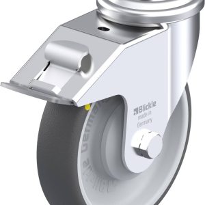 Blickle 852185 LER-PATH 160KA-FI-ELS Kółko skrętne z hamulcem Średnica koła: 160 mm Maksymalne obciążenie: 260 kg 1 szt.