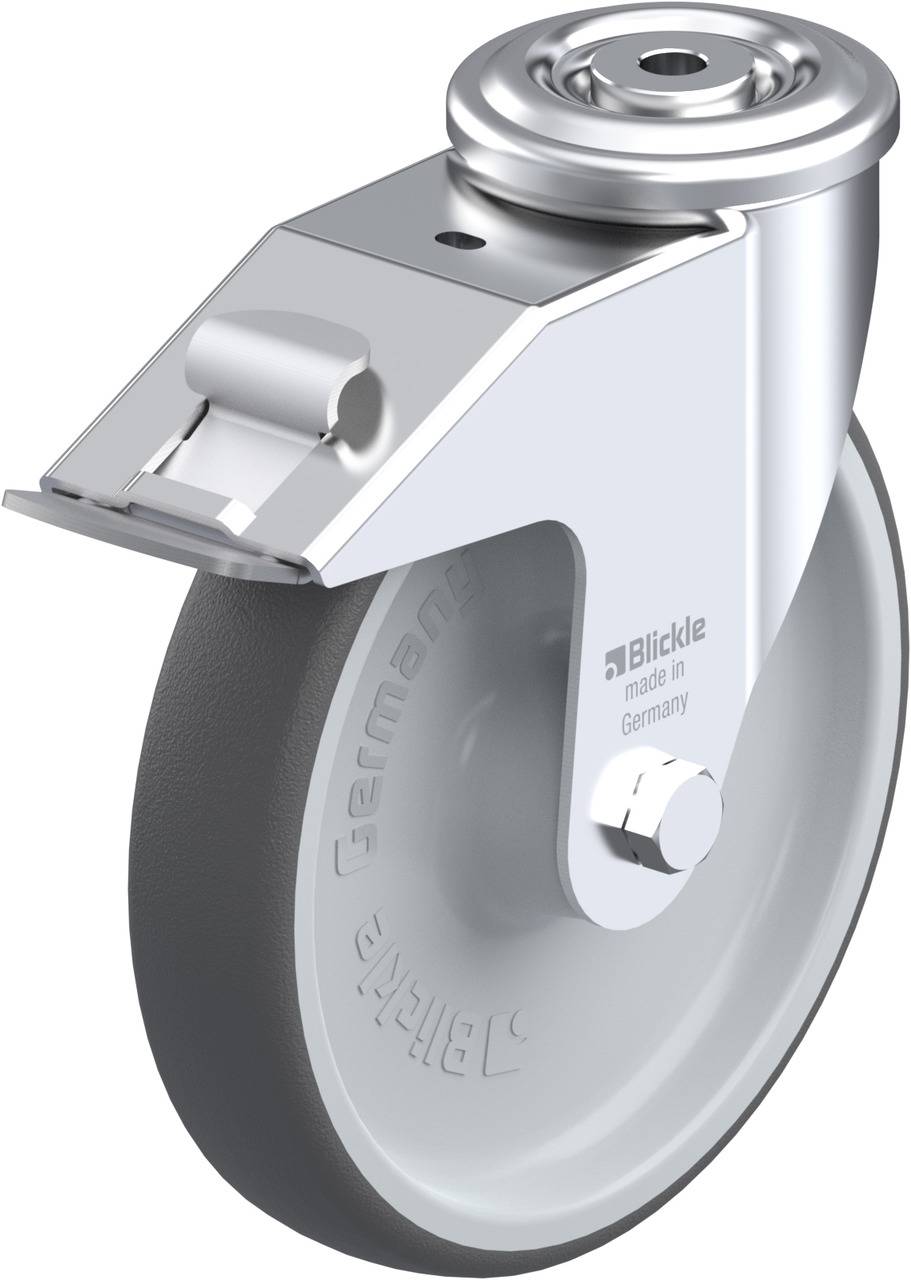 Blickle 847013 LER-PATH 200R-FI Kółko skrętne z hamulcem Średnica koła: 200 mm Maksymalne obciążenie: 300 kg 1 szt. - obrazek 1