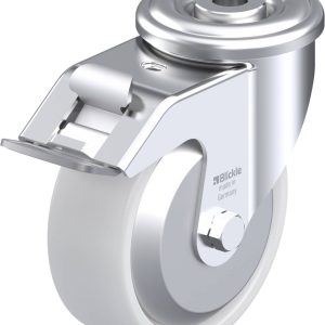 Blickle 749750 LER-PO 100KA-FI-FA Kółko skrętne z hamulcem Średnica koła: 100 mm Maksymalne obciążenie: 150 kg 1 szt.