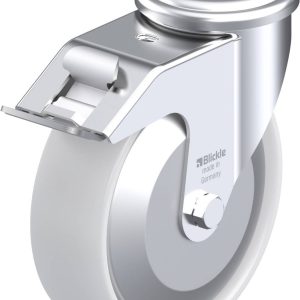 Blickle 739601 LER-PO 125G-FI-FA Kółko skrętne z hamulcem Średnica koła: 125 mm Maksymalne obciążenie: 150 kg 1 szt. Blickle 739601 LER-PO 125G-FI-FA Kółko skrętne z hamulcem Średnica koła: 125 mm Maksymalne obciążenie: 150 kg 1 szt.