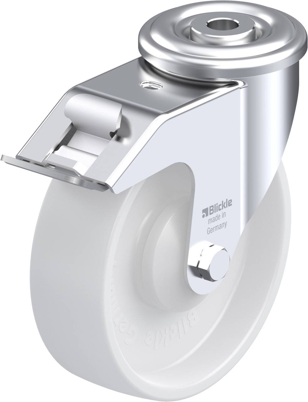 Blickle 581116 LER-PO 125KA-FI Kółko skrętne z hamulcem Średnica koła: 125 mm Maksymalne obciążenie: 150 kg 1 szt. - obrazek 1