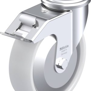 Blickle 749756 LER-PO 125KA-FI-FA Kółko skrętne z hamulcem Średnica koła: 125 mm Maksymalne obciążenie: 150 kg 1 szt.